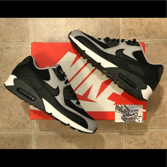 Nike Other - NEW Nike Air Max 90 Leather Black White Vapormax